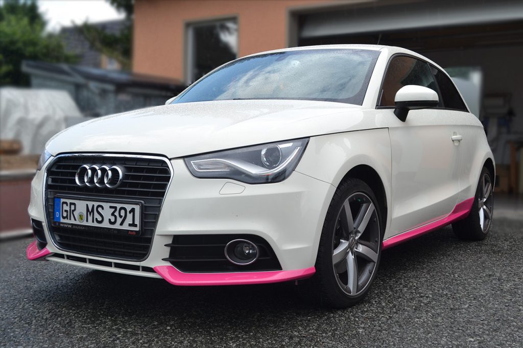 Audi A1 Teilfolierung